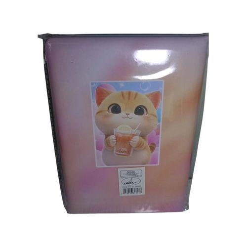 LİNEA PUFFY ( 14*20 CM) 80 YAPRAK ÇİZGİLİ HATIRA DEFTERİ ( Sweet Cat)