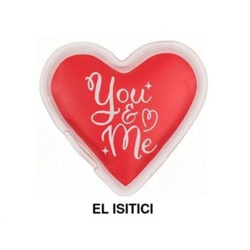 Kalpli Mesajlı Cep Sobası,El Isıtıcı,Sıcak Su Torbası Pvc 9Cm