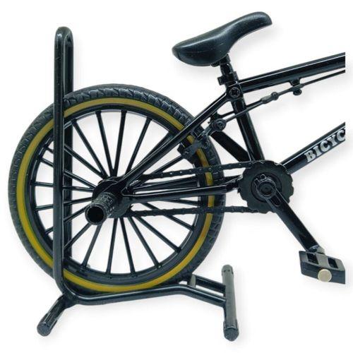 Model Araçlar -1:8 Metal BMX Bisiklet - Die -Cast 17 cm - Siyah