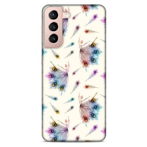 Lopard Samsung Galaxy S21 Uyumlu Kılıf Tüyler (35) Fit Design Kılıf