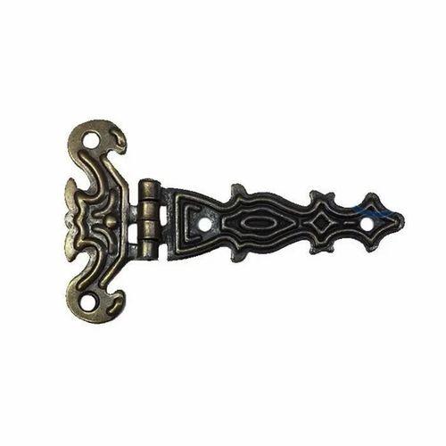 Dekoratif, Sac Tek Kuyruklu Menteşe - 40x68 Mm, Küçük, Antik, 100 Adet