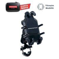 KNMASTER Knmaster Tt-860 Titreşim Engelleyicili Tüm Motosikletlere Uyumlu Telefon Tutucu