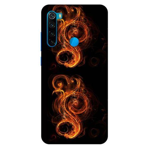 Lopard Xiaomi Redmi Note 8 Uyumlu Kılıf FireX (23) Ultra Koruma Kılıfı Ateşten Simge