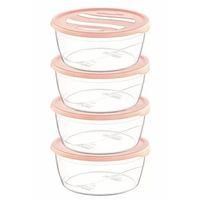 Krizma Yuvarlak Saklama Kabı 4 Lü No:1 Royaleks-ÇNK2153