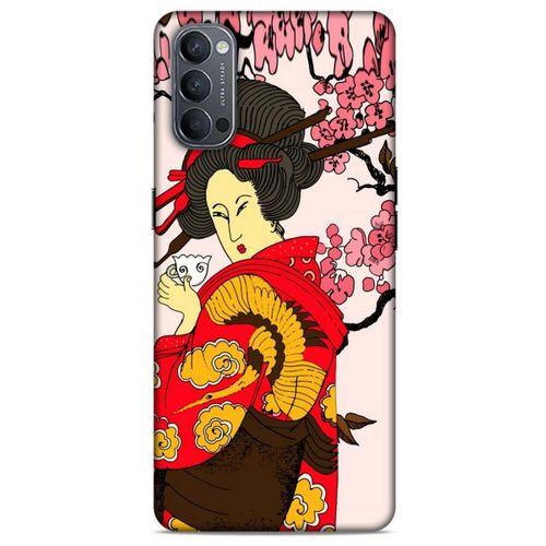 Oppo Reno 4 Kılıf Japonya (10) Full Koruma Kılıfı Japon Geyşa