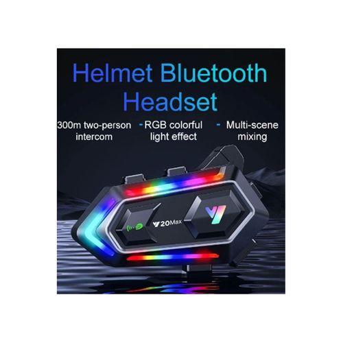Motosiklet Bluetooth 5.3 Kask Intercom 2 Kişi 300 Metre Eşleşme Özellikli