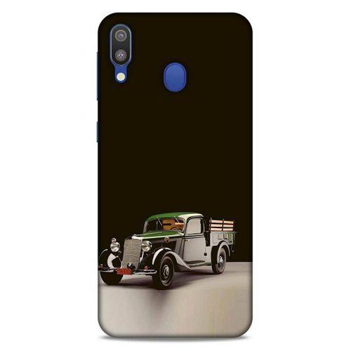 Lopard Samsung Galaxy M20 Uyumlu Kılıf PickUpX (48) Bumper Kılıf Yeşil Siyah