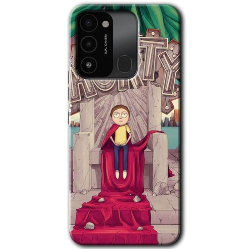 Tecno Spark 8C Kılıf HD Desen Baskılı Arka Kapak - Morty