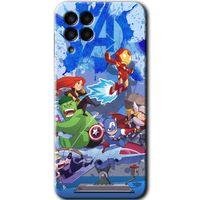 Potkal Hediye Fabrikası Samsung Galaxy M33 Kılıf HD Desen Baskılı Arka Kapak - Avengers Cartoon