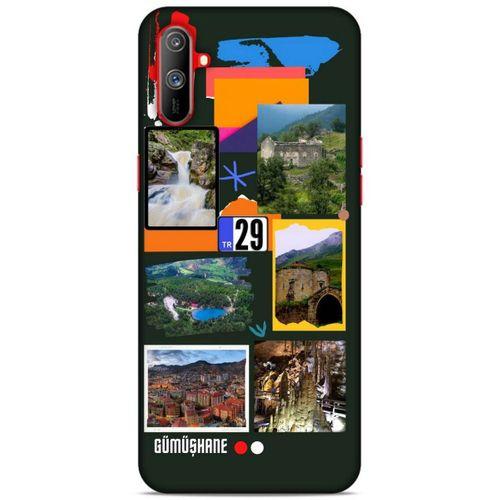 Lopard Oppo Realme C3 Uyumlu Kılıf Şehirli ※ (29) Gümüşhane Arka Koruma Kılıfı