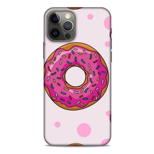 Apple iPhone 12 Pro Uyumlu Kılıf Pembe Delisi (25) Antişok Kapak Donut