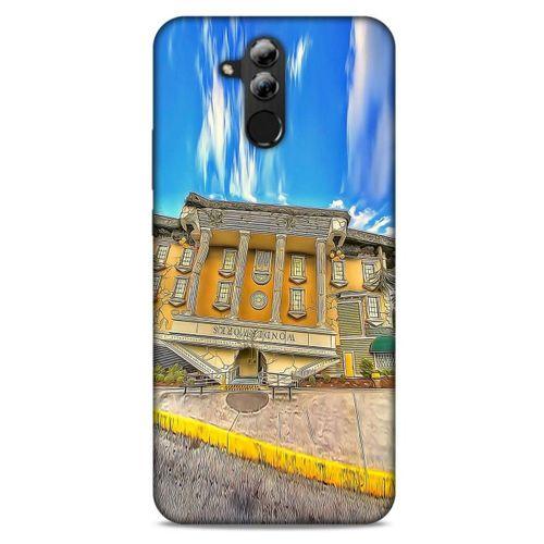 Huawei Mate 20 Lite Kılıf Dünya Mimarisi (39) Liquid Crystal Kılıf WonderWork USA