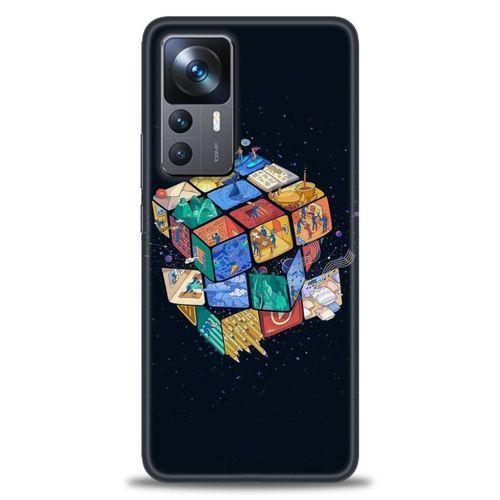Xiaomi Mi 12T Kılıf HD Baskılı Kılıf - Küplerdeki İnsanlar + Tam Ekran Koruyucu
