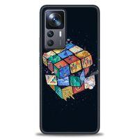 Xiaomi Mi 12T Kılıf HD Baskılı Kılıf - Küplerdeki İnsanlar + Tam Ekran Koruyucu
