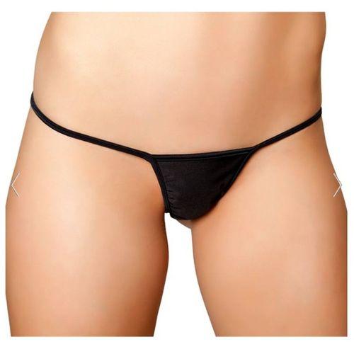 Fantezi Siyah Lame String Tanga