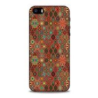 Ethnic Culture (11) Apple Iphone 5S Kılıf Silikon Kapak Desenli