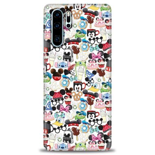 Huawei P30 Pro Kılıf HD Baskılı Kılıf - Cartoon + Tam Ekran Koruyucu