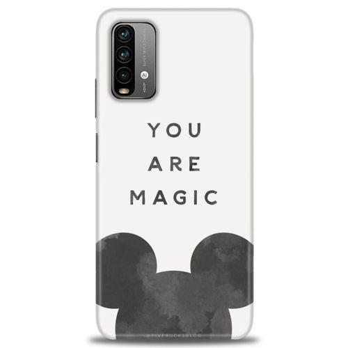 Xiaomi Redmi Note 9 4G Kılıf HD Baskılı Kılıf - You Are Magic + Tam Ekran Koruyucu