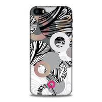 Lopard Apple iPhone SE Uyumlu Kılıf Soyut Sanat (42) Desenli Rugged Armor Kılıf