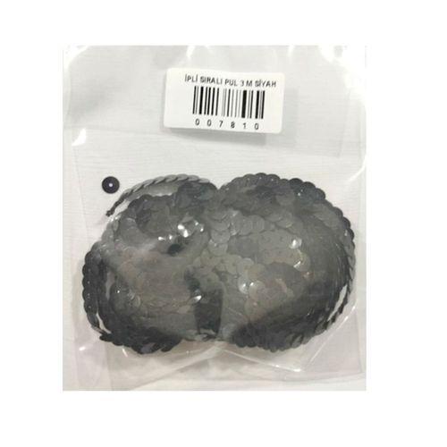 İpli Sıralı Pul 3 M Siyah - 3 paket