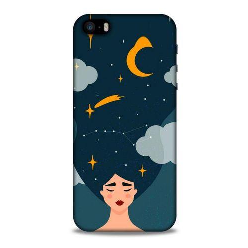 Apple Iphone 5S Kılıf Depresyon (26) Tpu Silikon Kılıf Açık Kahverengi