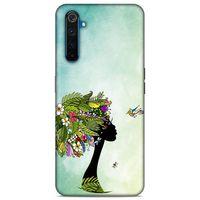 Lopard Oppo Realme 6 Pro Uyumlu Kılıf Sürreal Yüzler ♀ (37) Silicone Cover Baskılı