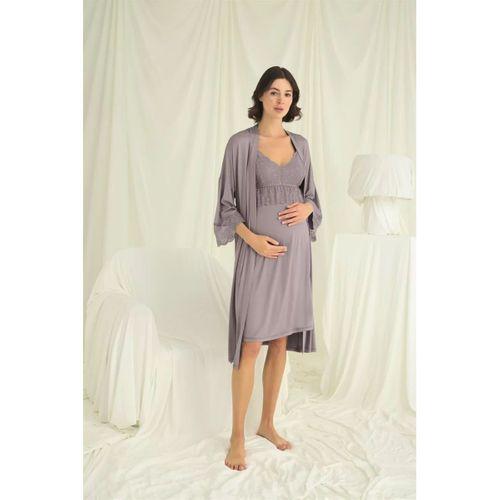 Dantelli Hamile Lohusa Sabahlık Takımı