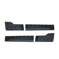 ISUZU D-MAX 2012 Set 4 Parça Kapı Kaplama Siyah Mat Asa Kum Desen Standart