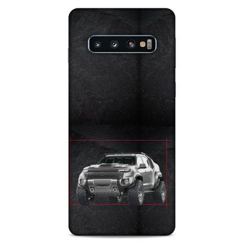 Lopard Samsung Galaxy S10 Uyumlu Kılıf PickUpX (14) Lansman Kılıf Açık Gri