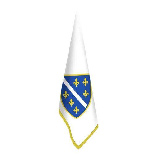Bosna Hersek (1992-1998) Bayrağı -ofis-makam-toplantı Odaları - Saçaklı Makam Bayrağı