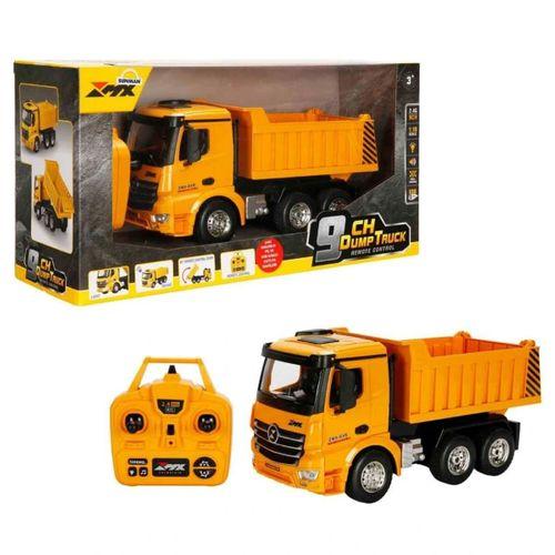 Eğitici Oyuncak 5083 SUN-RST-RC İŞ MAKİNESİ 1 18 DAMPERLİ KAMYON FF IŞIKLI 9CH 3 7V USB 2 4GHZ