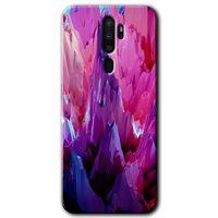 MRCİLETİSİM Oppo A9 2020 Kılıf HD Desen Baskılı Arka Kapak + Temperli Cam - Abstraction Sharp