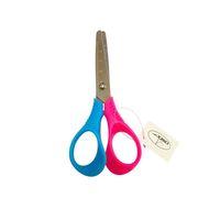 LİNEA CETVELLİ ÇİFT RENKLİ OKUL MAKASI ( Mavi-Pembe)