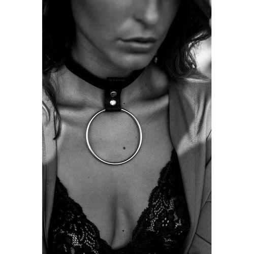 Büyük Halka Detaylı Şık Choker - APFT400