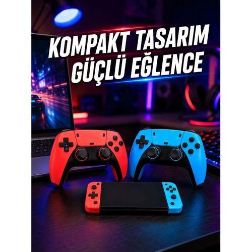 Kablosuz Retro Oyun Konsolu Hdmı Tv Bağlantılı Çift Gamepad Seti