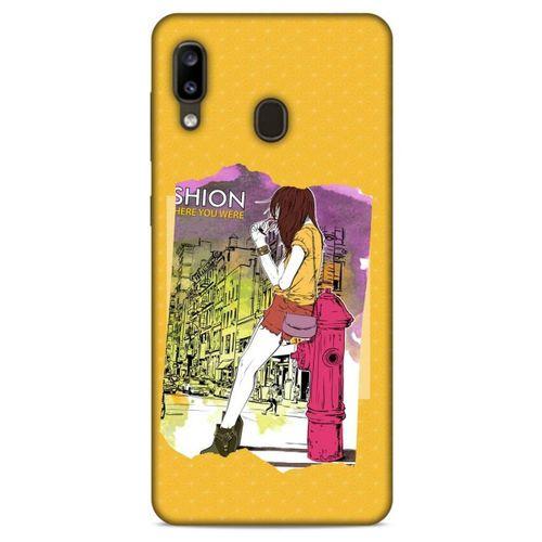 Sokak Modası 58 Samsung Galaxy A20 Kılıf Desenli Silikon