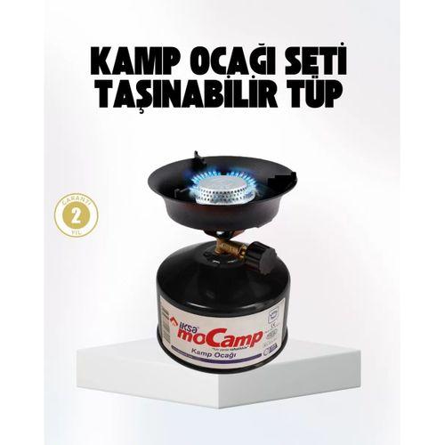 Outdoor Kamp Ocağı Gazlı Taşınabilir Pişirme Seti Üç Ayaklı Denge Atlı