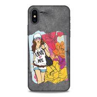 Sokak Modası 06 Apple Iphone X Kılıf Desenli Silikon