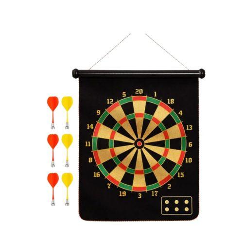 Aile Ve Arkadaş Oyunları İçin Manyetik Dart Tahtası 6 Ok Dahil