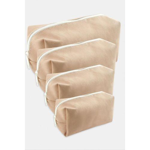 4 Adet El Tutmalı Makyaj Çantası