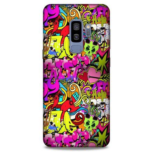 Graffitix (6) Desenli Silikon Kapak Samsung Galaxy S9 Plus Kılıf