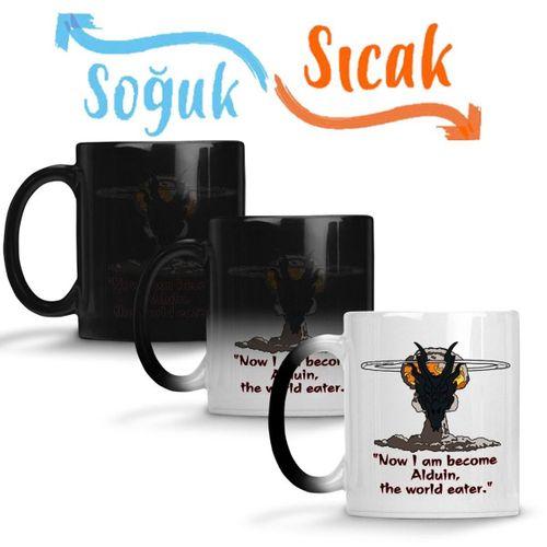 Alduin The World Eater Sihirli Kupa Bardak Porselen