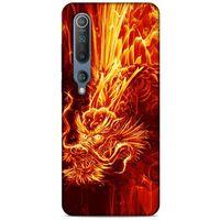 Xiaomi Mi 10 Kılıf Dragons (12) Koruyucu Silikon Ateş Ejderhası