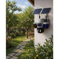 Güneş Enerjili Ev Bahçe Kamerası 4g Sım Kartlı Akıllı Güvenlik Kamerası 2 Yıl Garantili