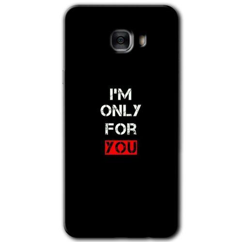 Potkal Hediye Fabrikası Samsung Galaxy C9 Pro Kılıf HD Desen Baskılı Arka Kapak - For You