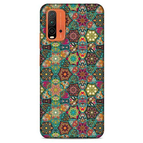 Lopard Xiaomi Redmi Note 9 4g Uyumlu Kılıf Ethnic Culture (56) Silikon Kılıf