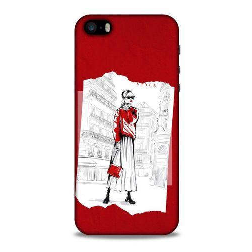 Sokak Modası 65 Apple iPhone SE Kılıf Desenli Silikon