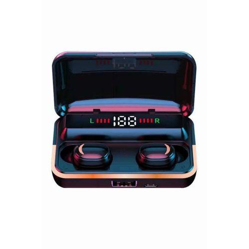 Bluetooth Kulaklık Dijital Şarj Göstergeli Powerbankli Bass Özellikli Kablosuz Kulakiçi 5.1 Mikrofonlu