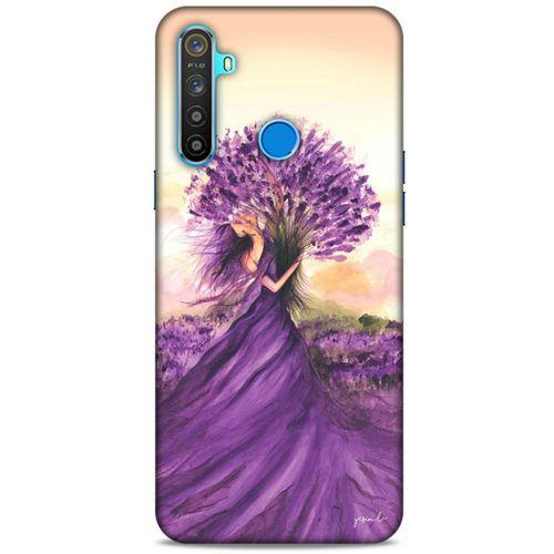 Y.Liva-2021 Özel Seri Lavanta Oppo Realme 5i Kılıf Silikon Kapak