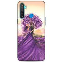 Y.Liva-2021 Özel Seri Lavanta Oppo Realme 5i Kılıf Silikon Kapak
